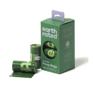 Earth Rated 8 rollos Lavanda Recambio Bolsas