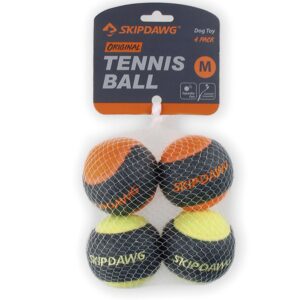 Pack 4 Pelotas Skipdawg Tennis M 6.35cm.