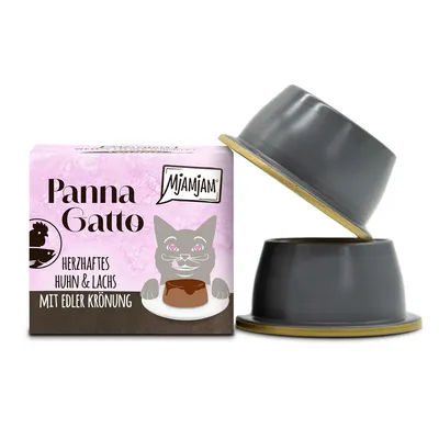 Mjamjam Panna Pollo & Salmón Cat 2x80gr
