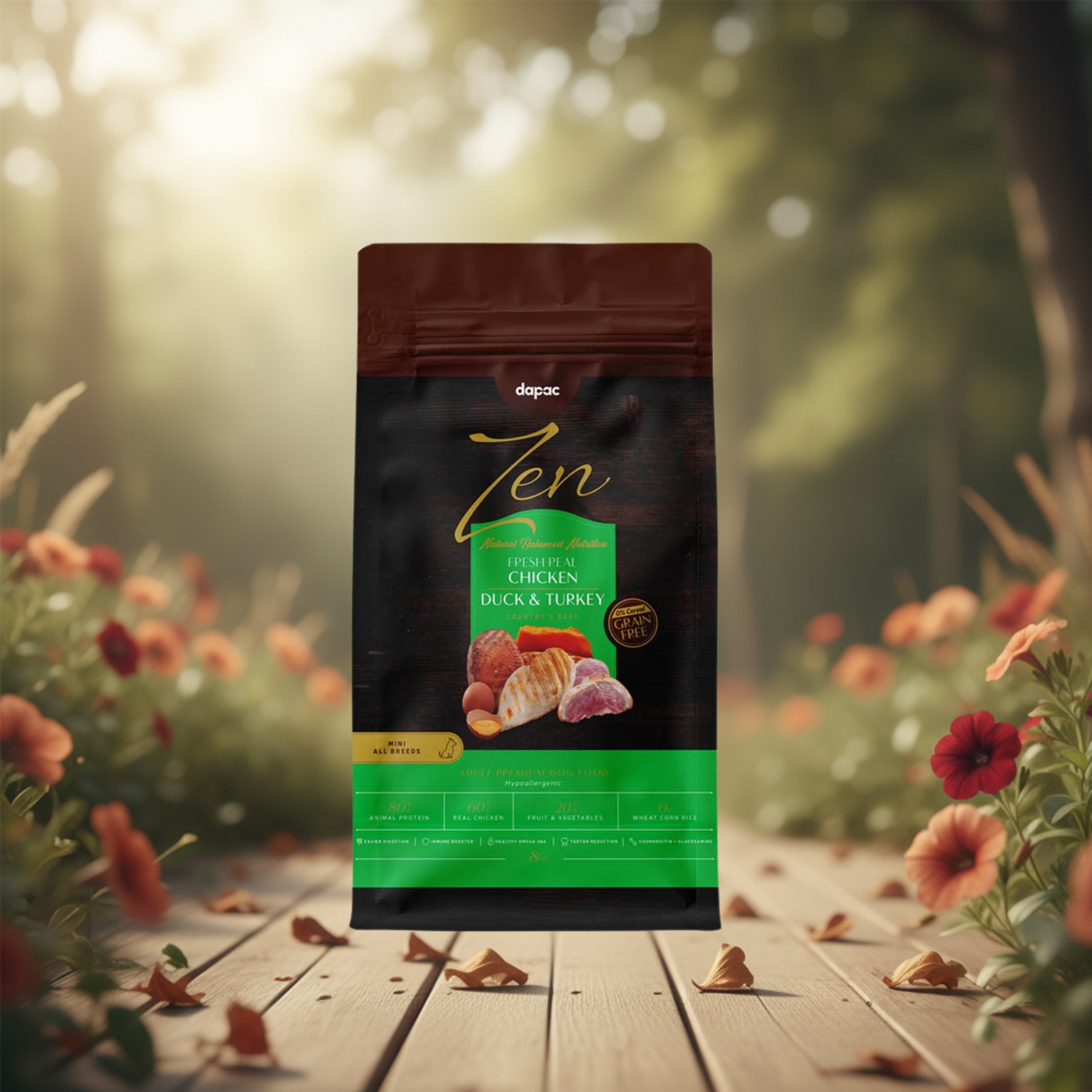 Zen Country´s Best Adult Mini Pollo, Pato y Pavo 2.5kg