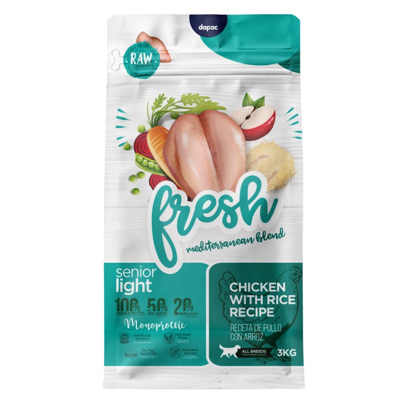 Fresh Mediterranean Blend Senior Light 3kg