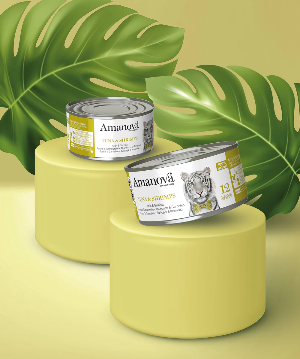 Amanova Lata Cat Atún & Gambas