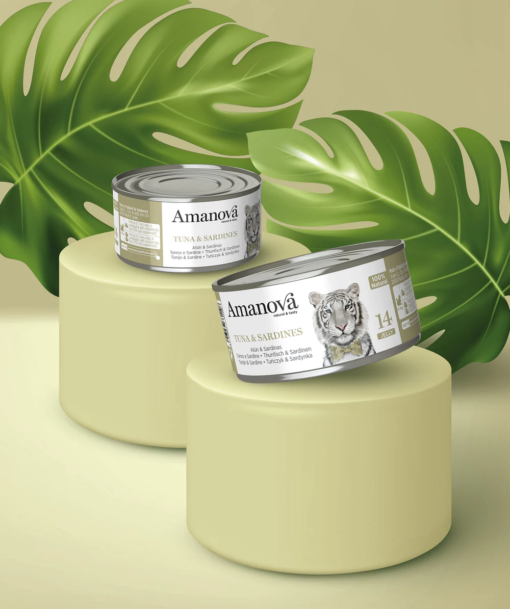 Amanova Lata Cat Atún & Sardinas