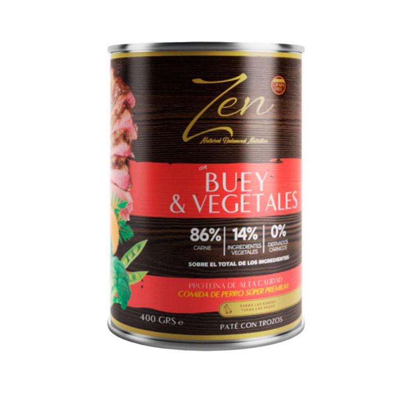 Zen Paté Buey & Vegetales 400gr