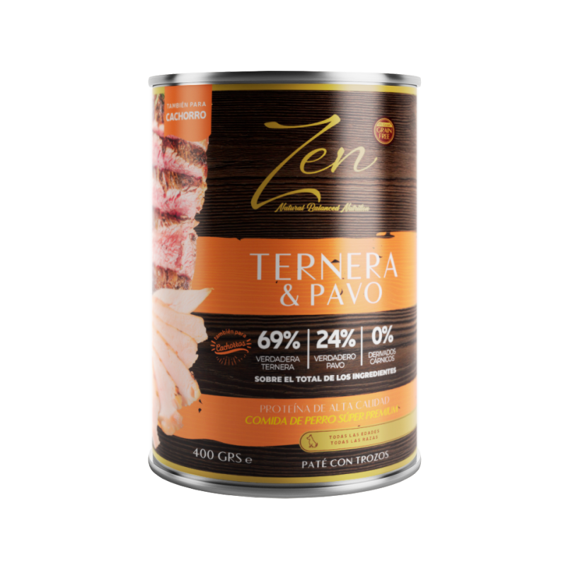 Zen Paté Ternera & Pavo 400gr
