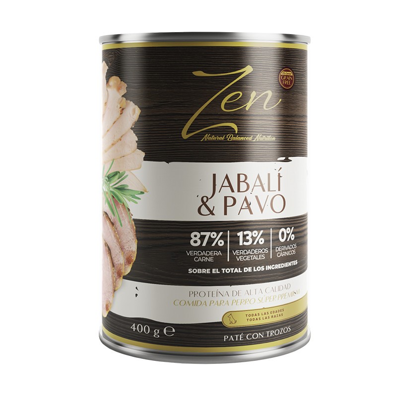 Zen Paté Jabalí & Pavo 400gr