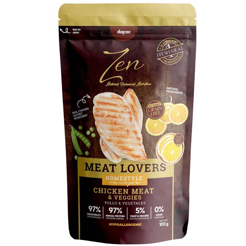 Zen Pouch Meat Lovers Pollo 100gr