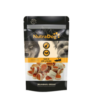NutraDog Sushi de Pollo y Bacalao 100gr.