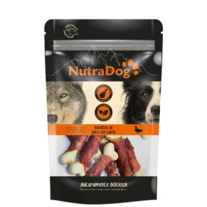 NutraDog Huesitos de Pato con Calcio 100gr.