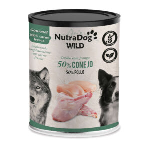 NutraDog Wild Conejo & Pollo Lata 400gr