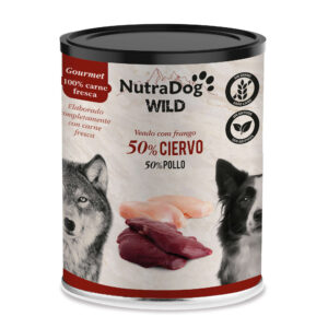 NutraDog Wild Ciervo & Pollo Lata 400gr