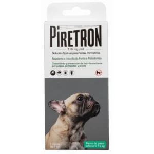 Piretron 1ml Pipeta Antiparasitaria Para Perros -15kg
